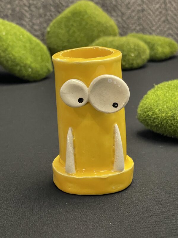 Sunny, mini ceramic pot.